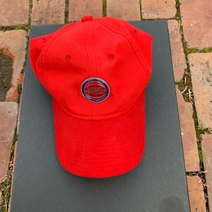 New Era Detroit Pistons Red Cap